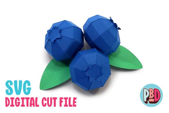 3D Blueberries SVG: A Designer’s Take on Shapes for Branding