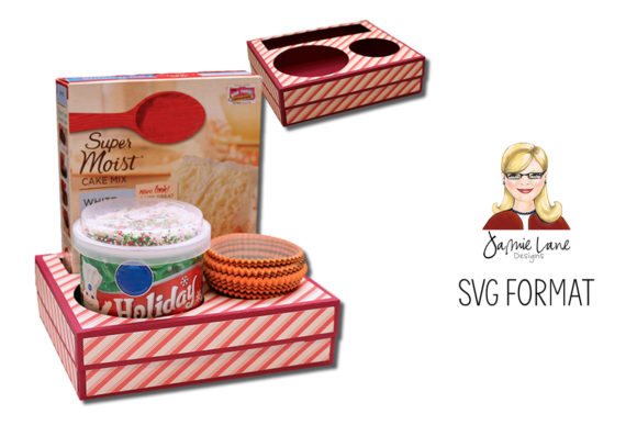 3D Cake Set with Cupcake Slot: 3D SVG Shapes Review