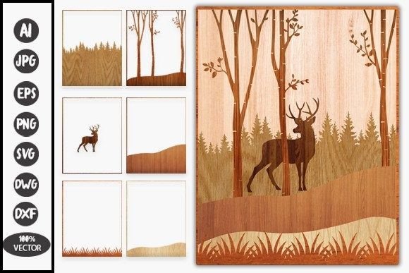 3d Laser Cut Landscape: Wall Decor for Laser Cutting