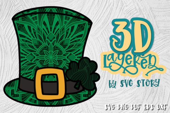 3D Layered Leprechaun Hat