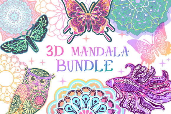 3D Mandala Bundle: 3D SVG Shapes Review