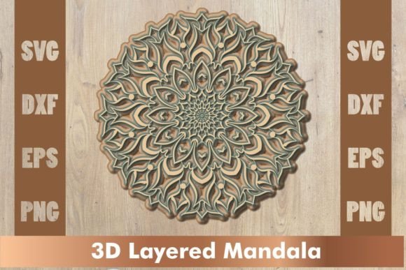 3d Mandala SVG Review: Layered Design for Embroidery