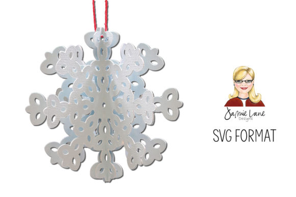 3D Snowflake Ornament 3D SVG Christmas Asset Review