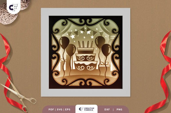 3D SVG Birthday Party with Cake: A Publisher’s Review