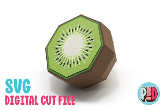 Kiwi 3D Papercraft: A Designer’s Take on Shapes and 3D SVG Assets