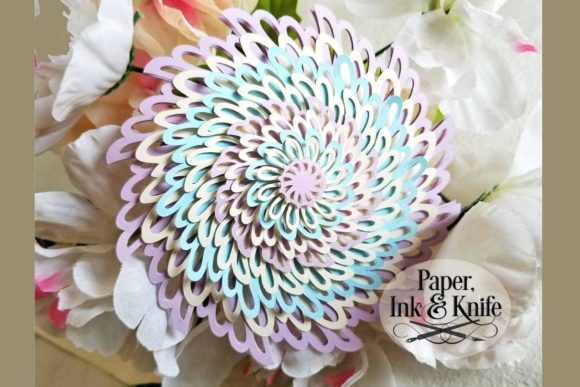 Lacy Layers Ornament 3D Papercut: A 3D SVG Review for Paper Flowers
