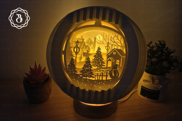 Merry Christmas Sphere Popup 3D SVG Review