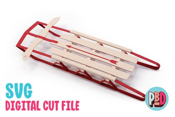 Runner Sled 3D SVG and Christmas Craft Review